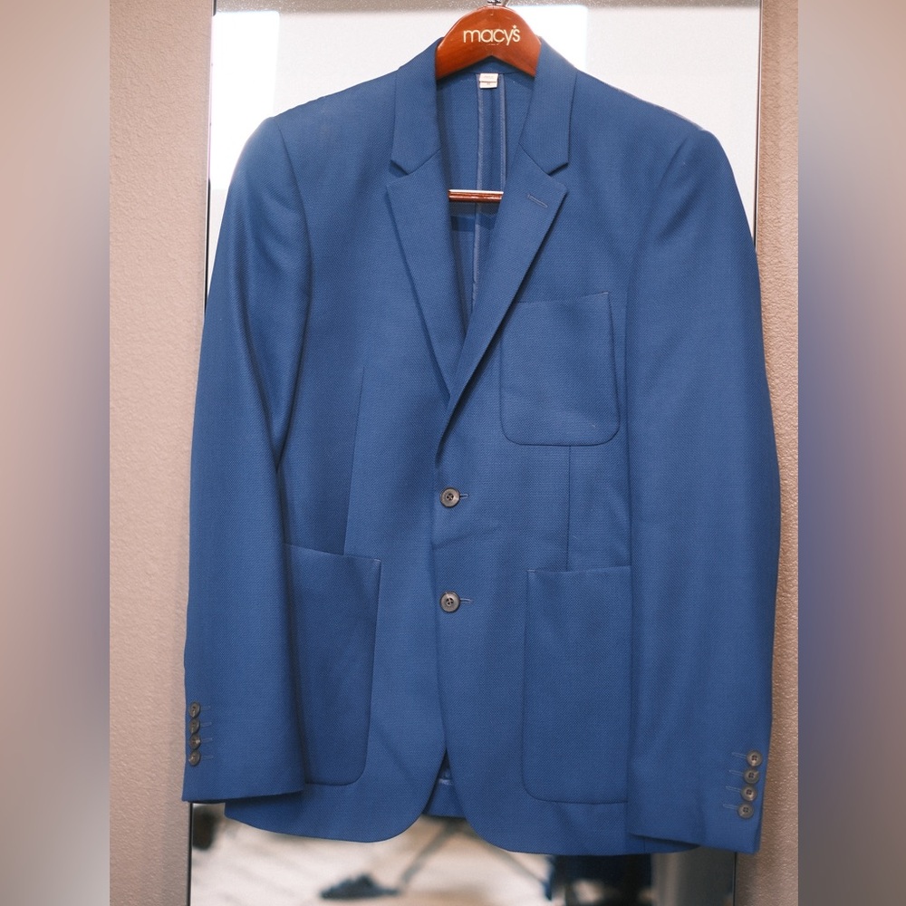 Burberry thin/lightweight Men's Blue Blazer size 48